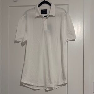 BYLT basics Men's Bayside White Polo